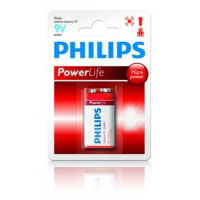 Philips 6LR61P1B 9V alcalina Batera (6LR61P1B/10)